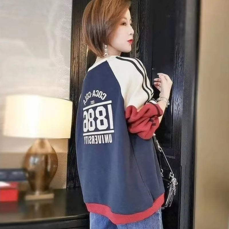 Oversized Autumn Crewneck Pullover