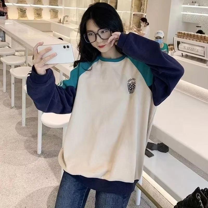 Oversized Autumn Crewneck Pullover