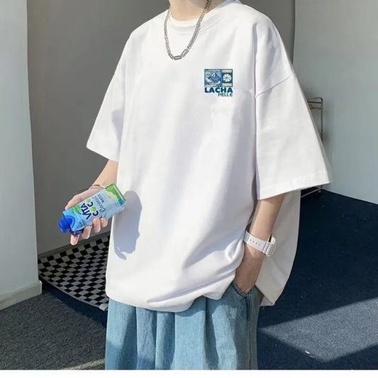 Loose Fitting T-Shirt - Fuji Printed 