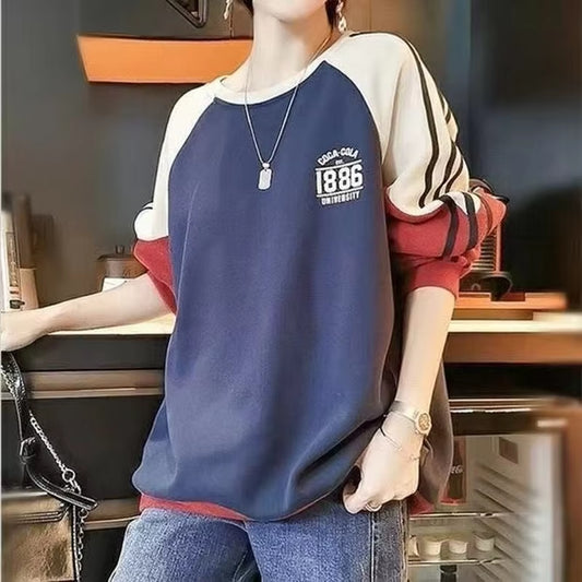 Oversized Autumn Crewneck Pullover
