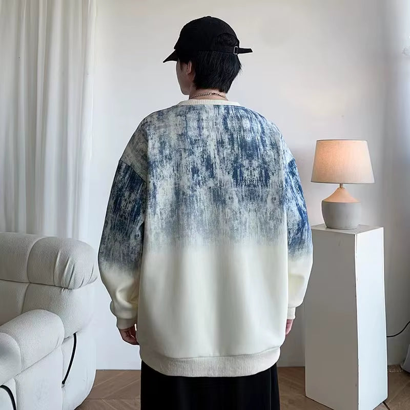 Pullover Neck Funny Welcome Deal Cheap Aesthetic No Brand Overfit New in Loose Warm Male Sweatshirt Crewneck